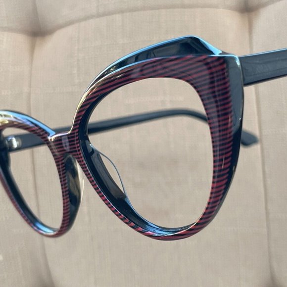 Amelia Women Eyeglasses Black/Red Glasses 54[]16 140 main image 6